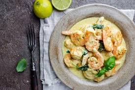 Camarones a la Crema