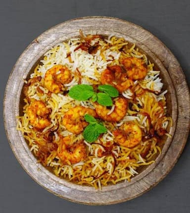 Camarones Biryani