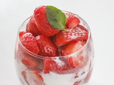 Fresas con Crema