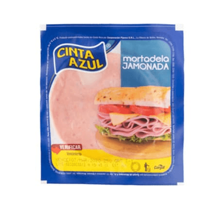 Mortadela Jamonada Cinta Azul Paquete 250 g