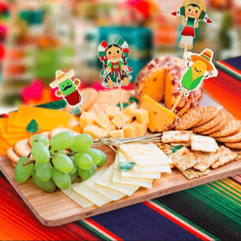 Palillos Decorativos de Fiestas Patrias 4 Piezas