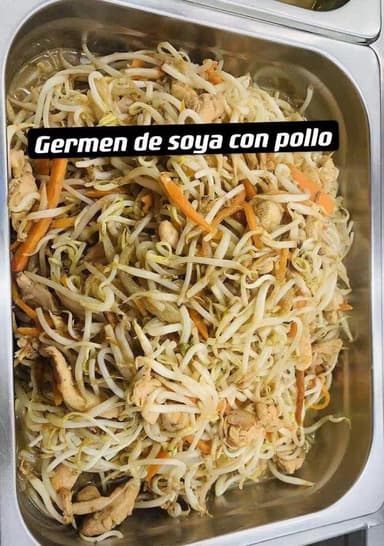 Pollo con germen de soya