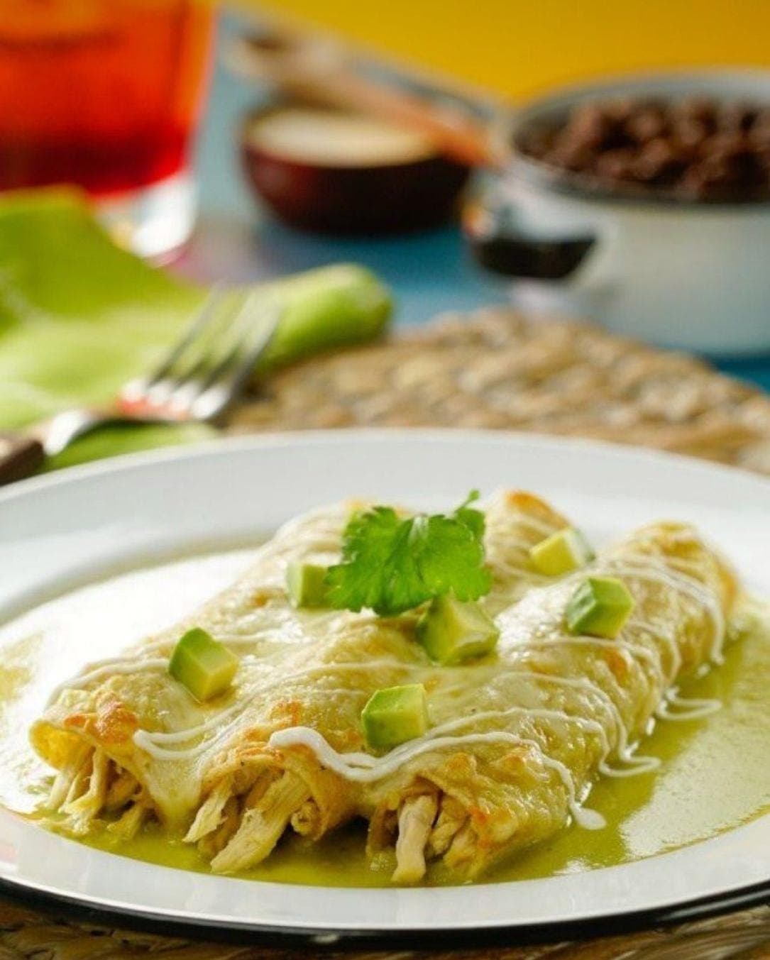 Combo Enchiladas Suizas + Coca Cola