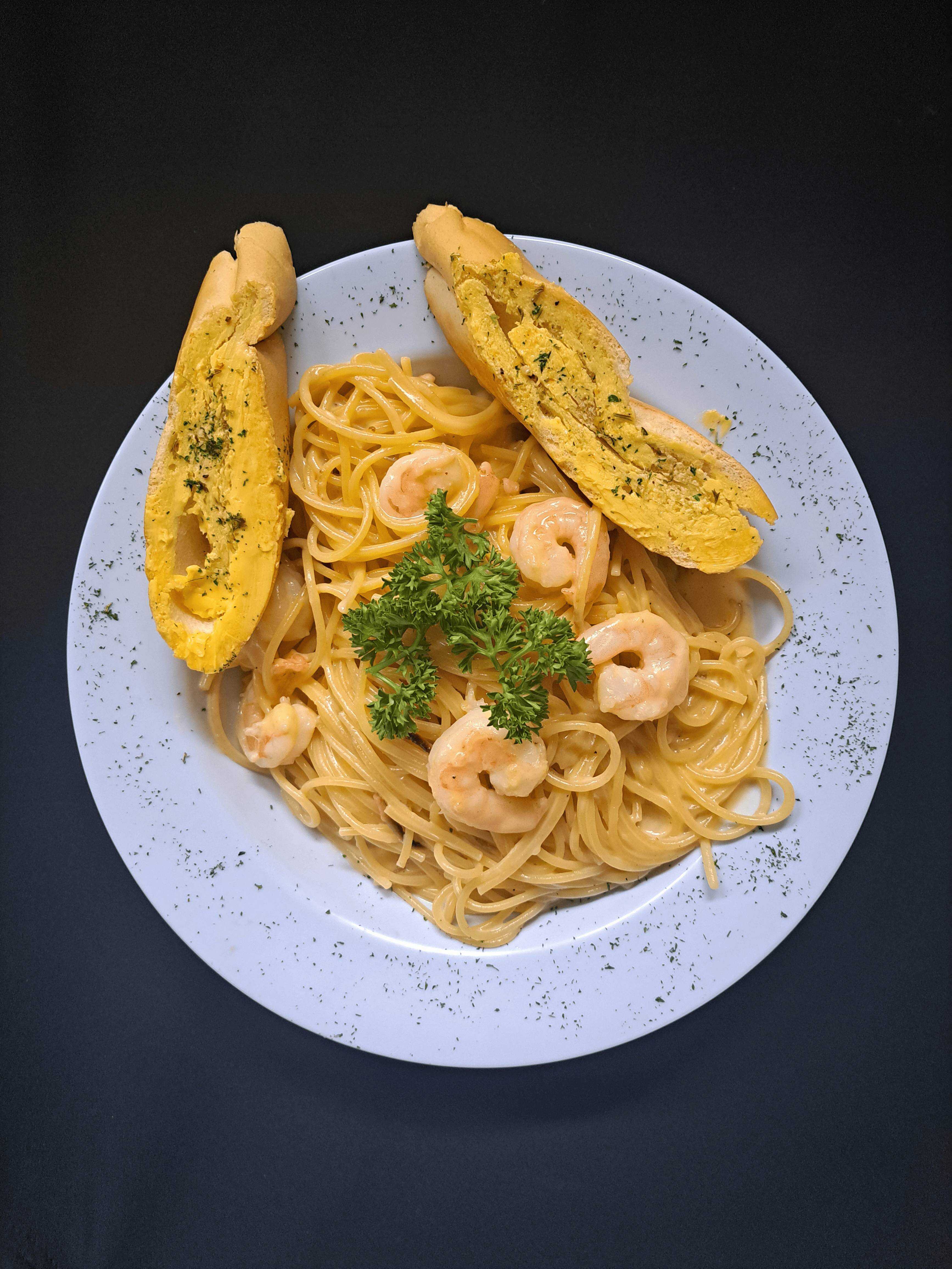 Spaguetti de Camarones