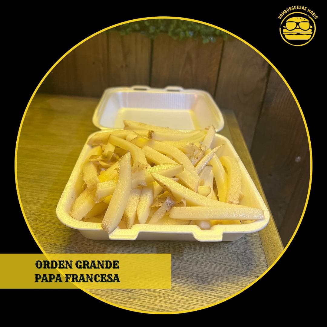 Orden grande Papas a la Francesa