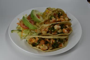 Tacos Gobernador de Camarón 3 pzas