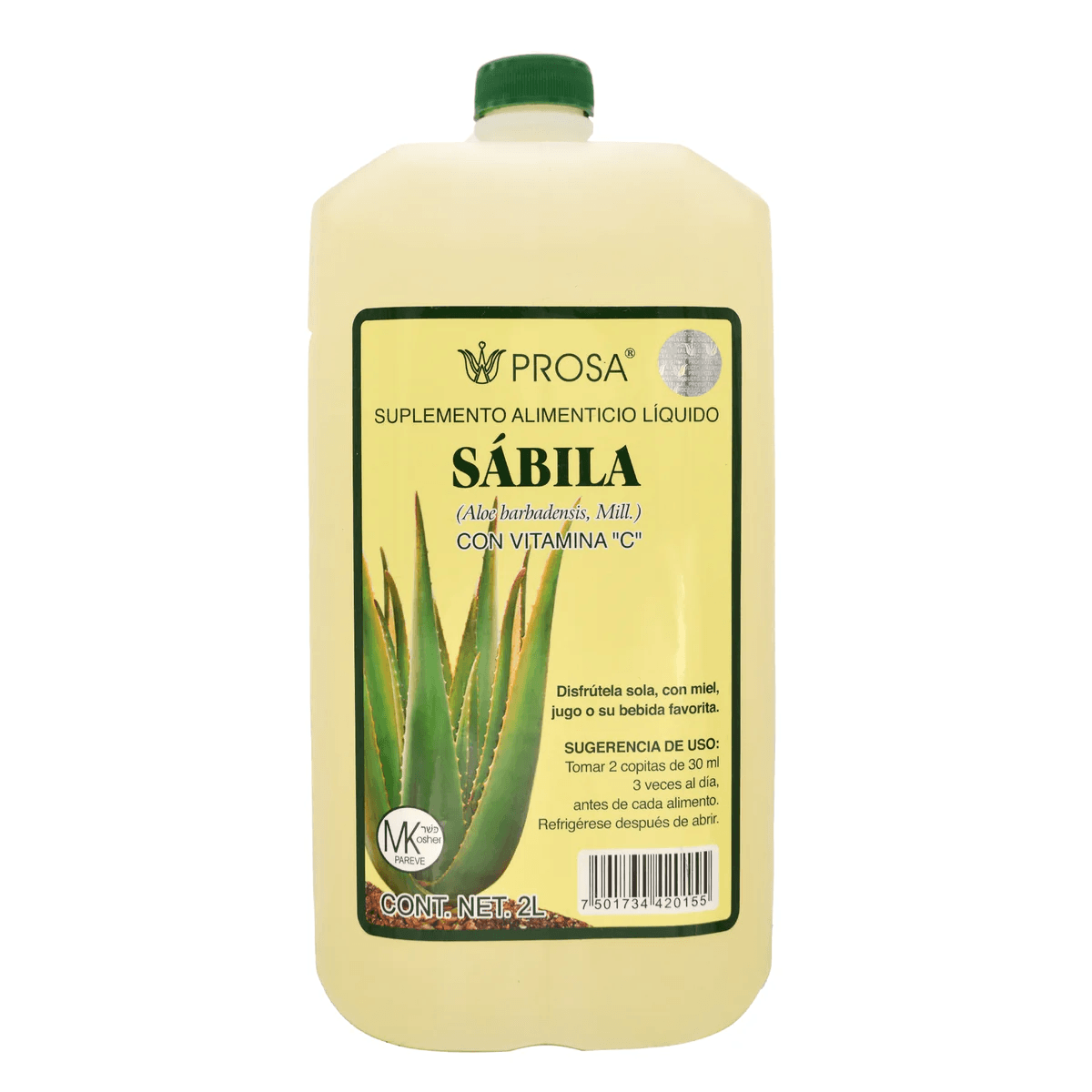 BEBIDA DE SABILA 2 L