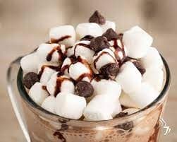 Chocolate Artesanal con Bombón