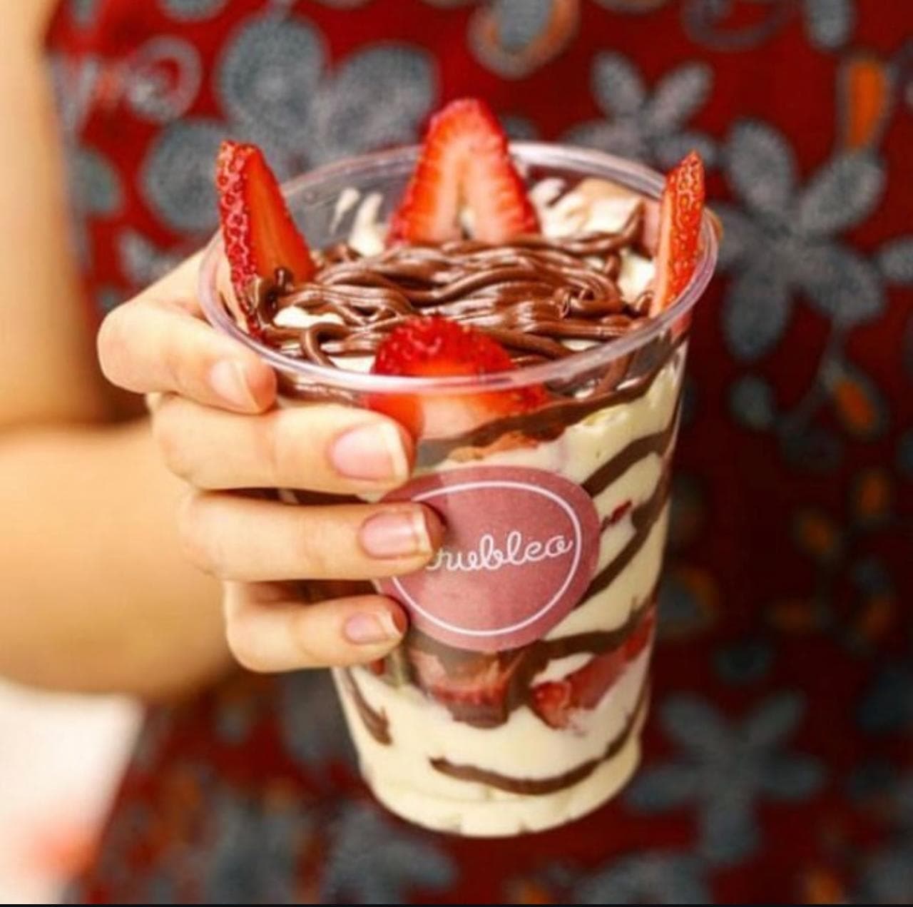 Combo 2 Fresas con Crema y Nutella 9 Onz