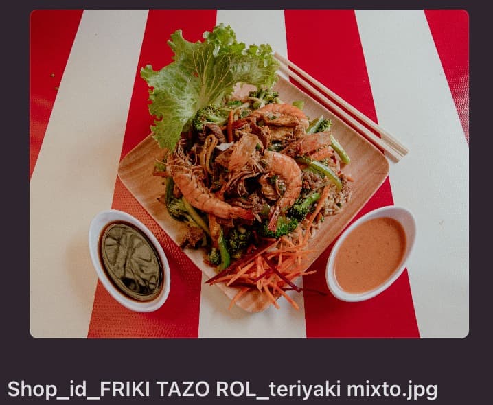 Teppanyaki Camarón