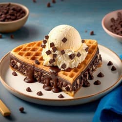 Waffle de Queso