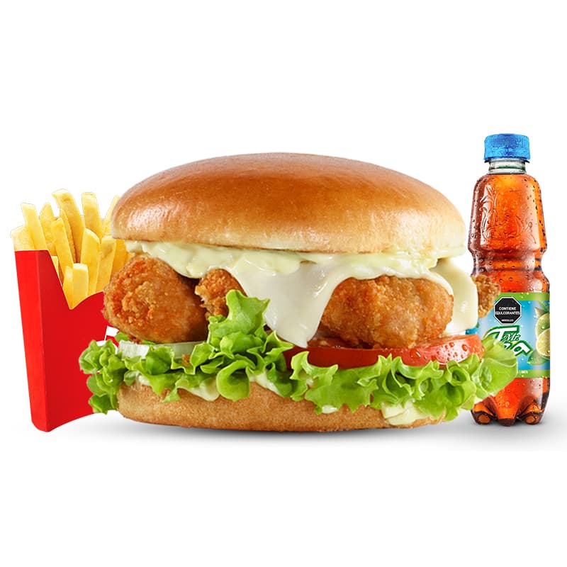 Combo Pollo Crispy con Salsa Hardys