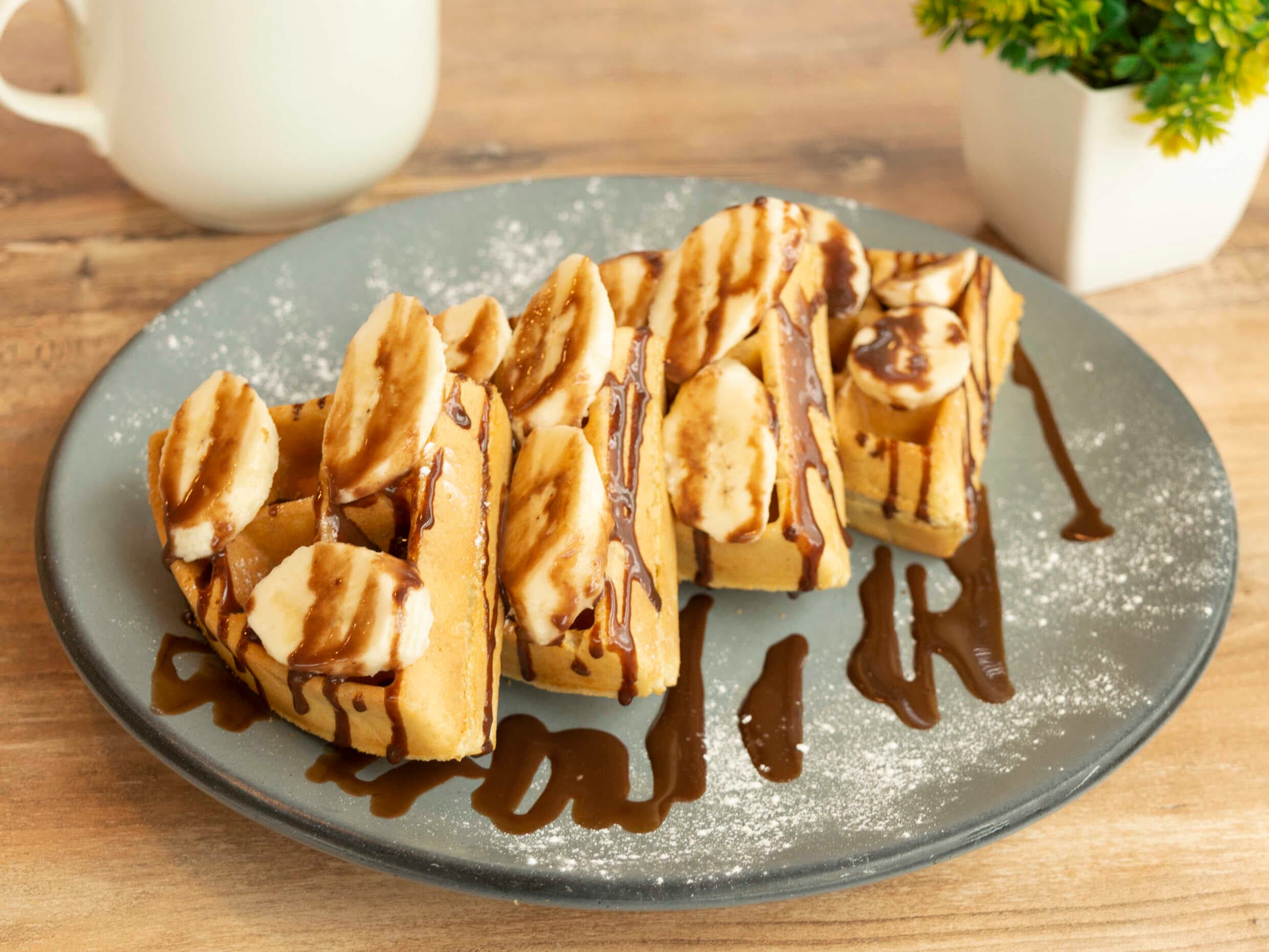 Waffle NUTELLA con Plátano