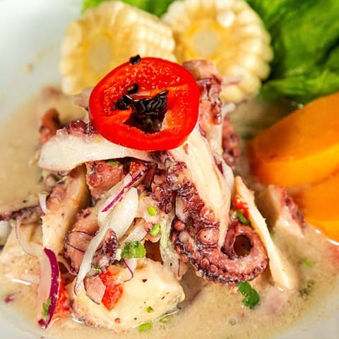 Ceviche de Camarón y Pescado