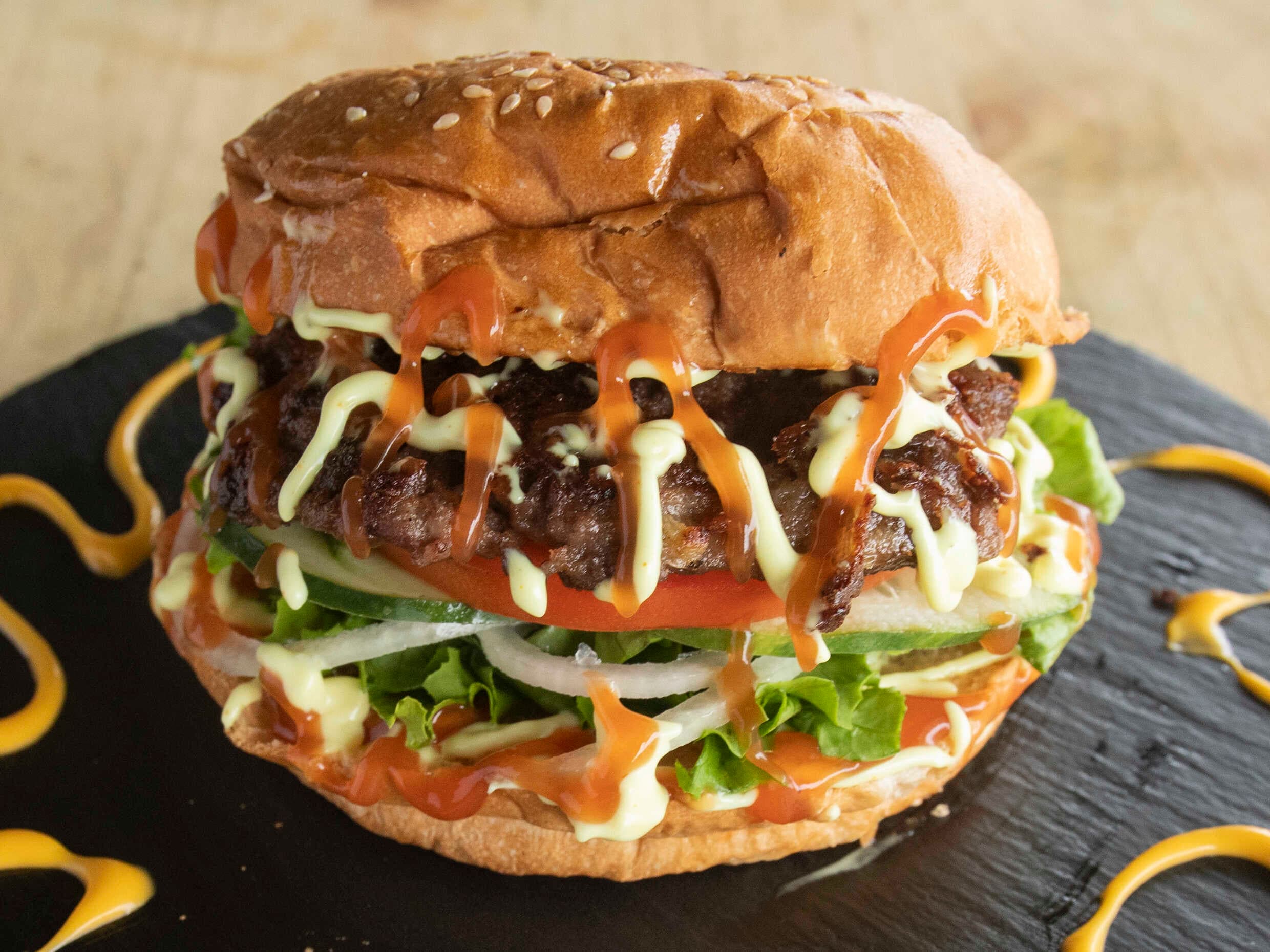 Hamburguesa Sencilla.