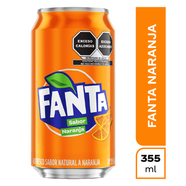 Fanta Naranja 355 ml