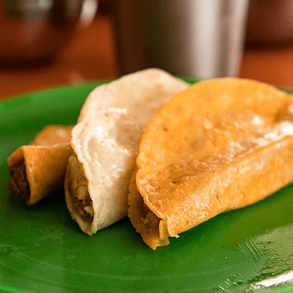 Taco de Canasta de Frijol