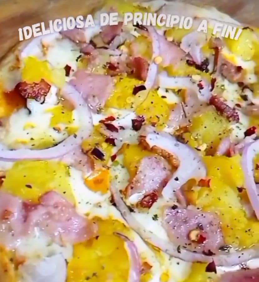 Pizza Especial Maduro Parmesano