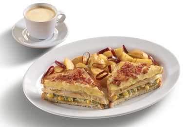 Sandwich de Pollo c/ Rajas y Crema