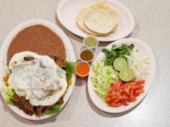 Carne de Bistek en Fajitas Gratinada