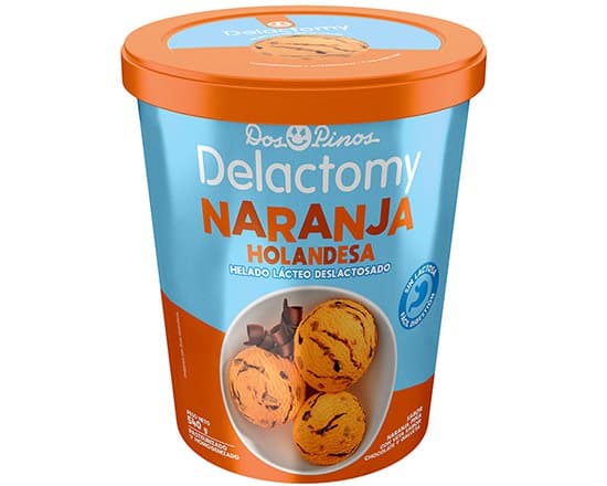 Helado Delactomy Naranja Holandesa 1/4gl