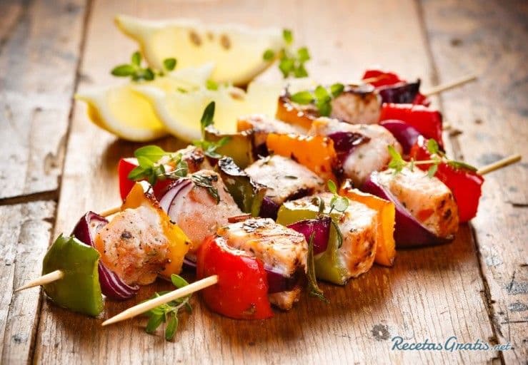 Brocheta Tierra y Mar