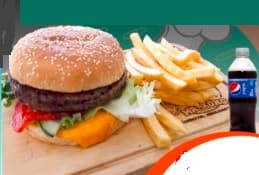 Combo-3 (1 Hamburguesa sencilla, 1 papas)