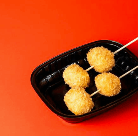 Kushiage Cangrejo Relleno de Philadelphia