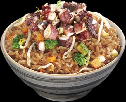 Yakimeshi Pulpo al Ajo