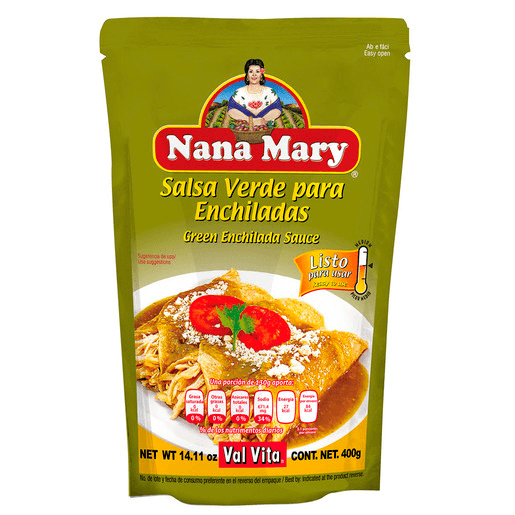 SALSA VERDE ENCHILADAS NANA MARY 250G