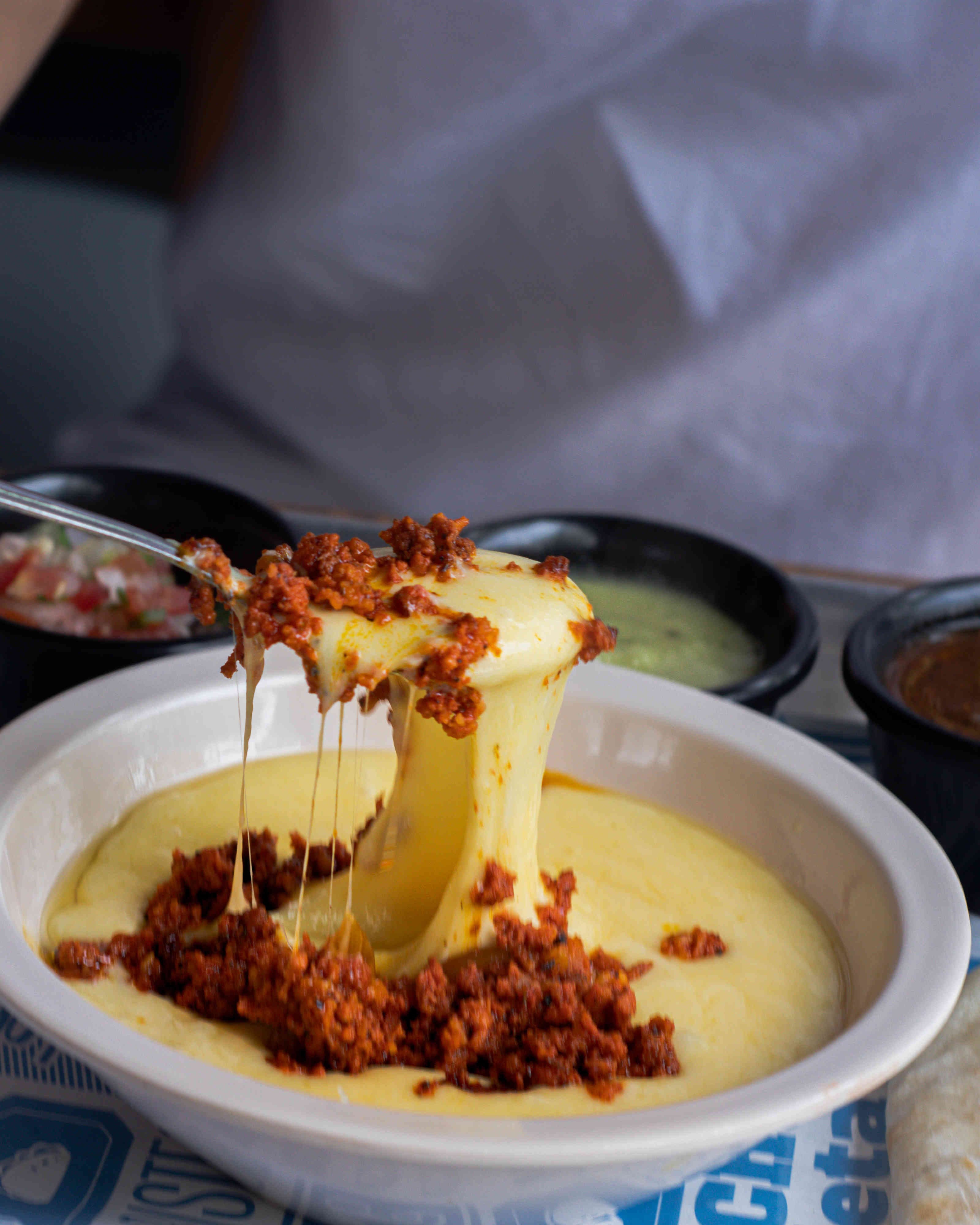 Queso Fundido con Sirloín