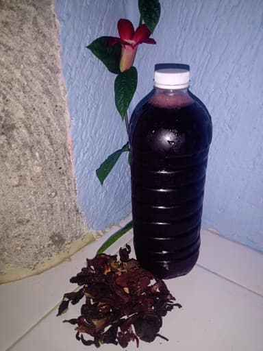 Agua de Flor de  Jamaica
