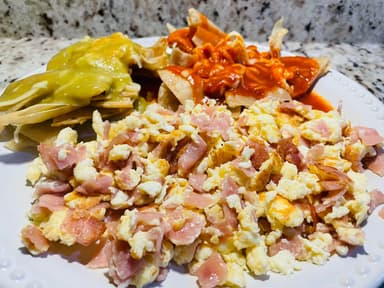 Huevo con Jamón