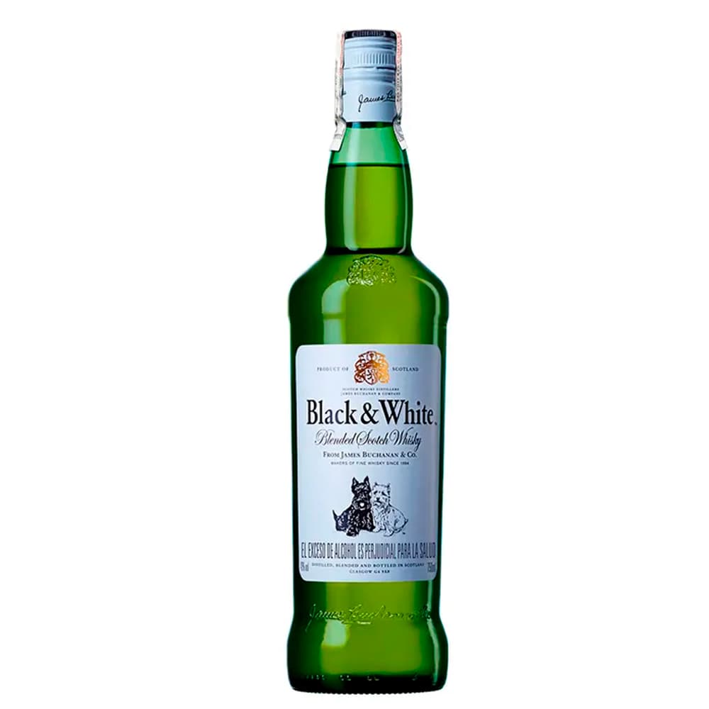 Whisky Escoces Black& White 700 Ml