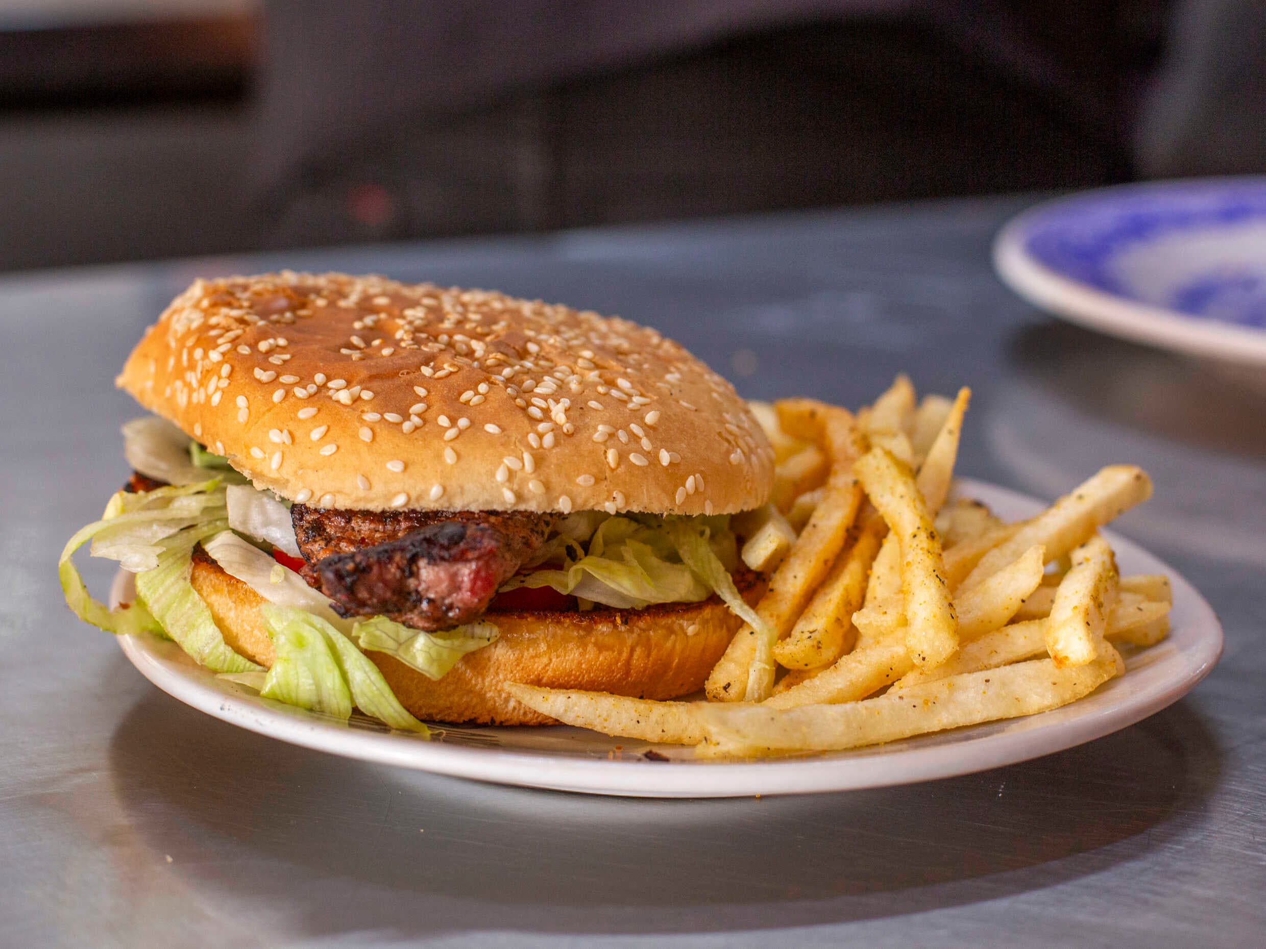 Hamburguesa de arrachera