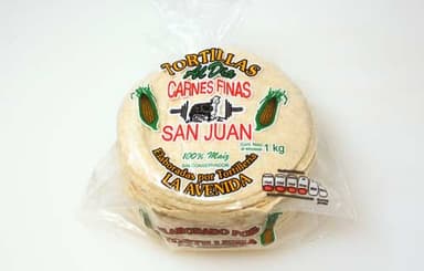 Tortilla de Maíz Blanco 1 Kg San Juan, en Bolsa