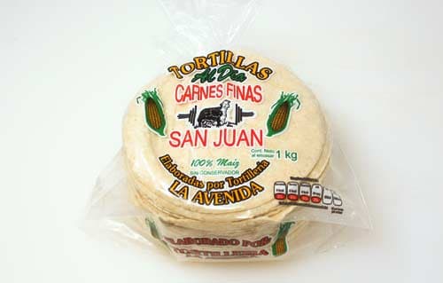 Tortilla de Maíz Blanco 1 Kg San Juan, en Bolsa