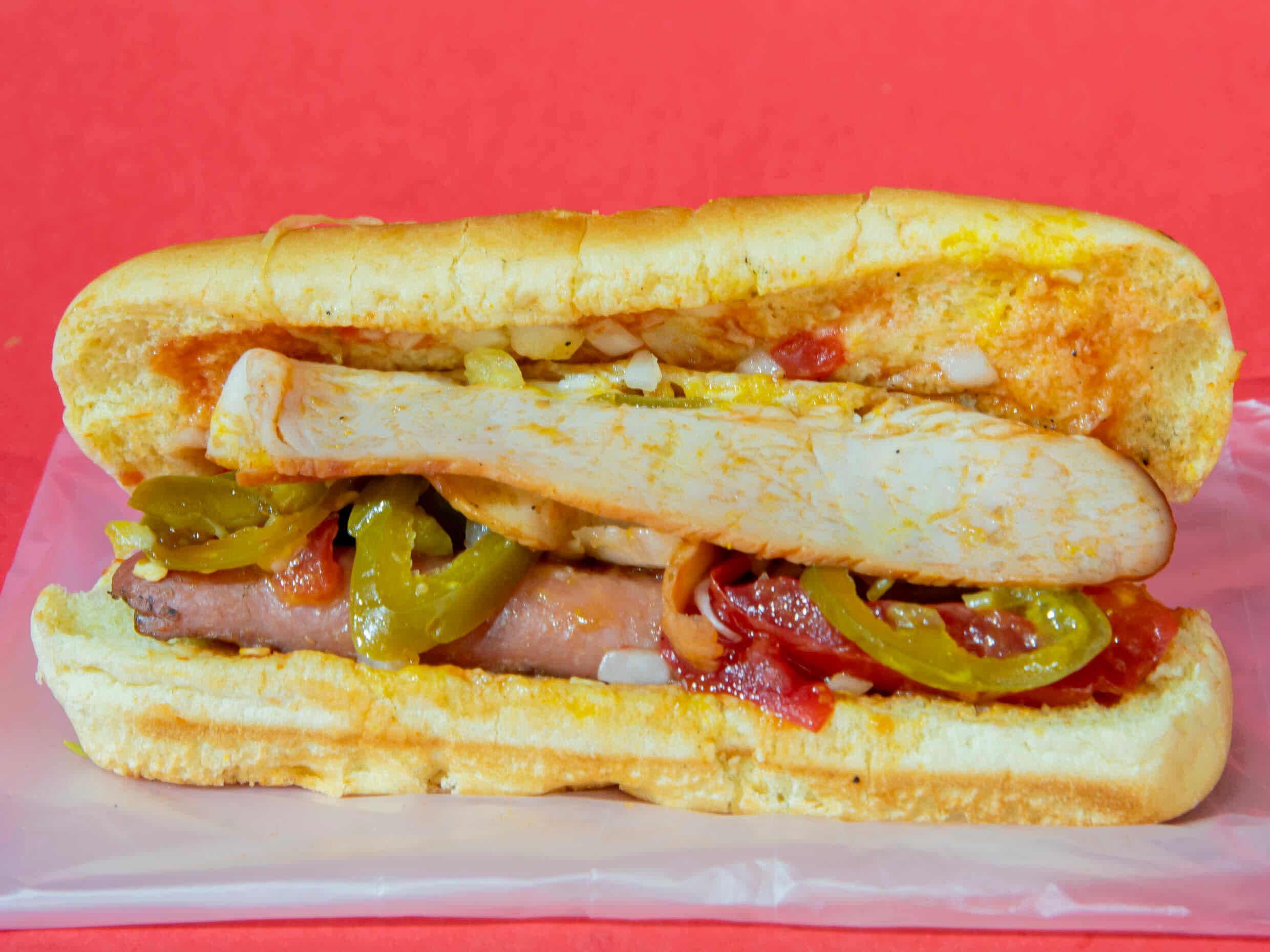 Hot Dog Con Tocino