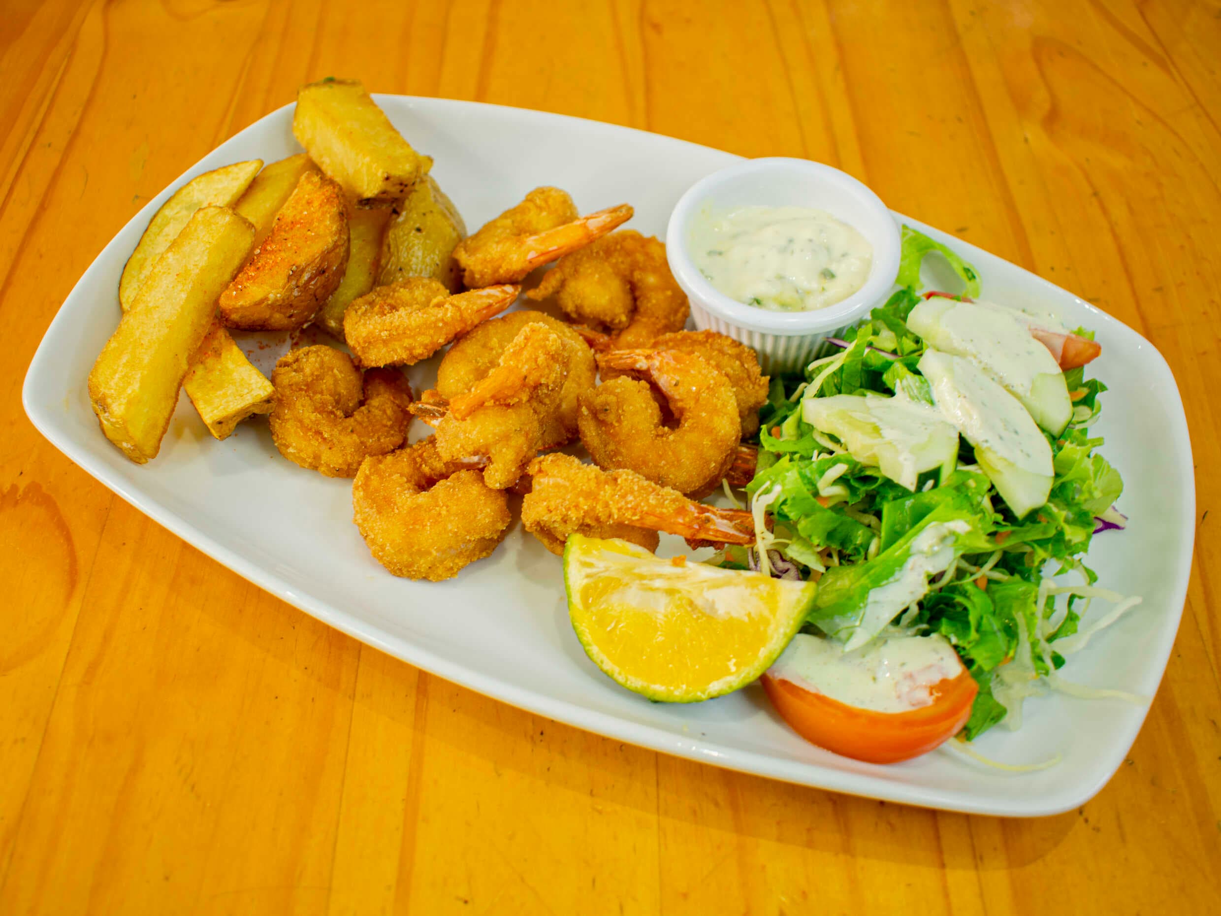 Camarones Empanizados
