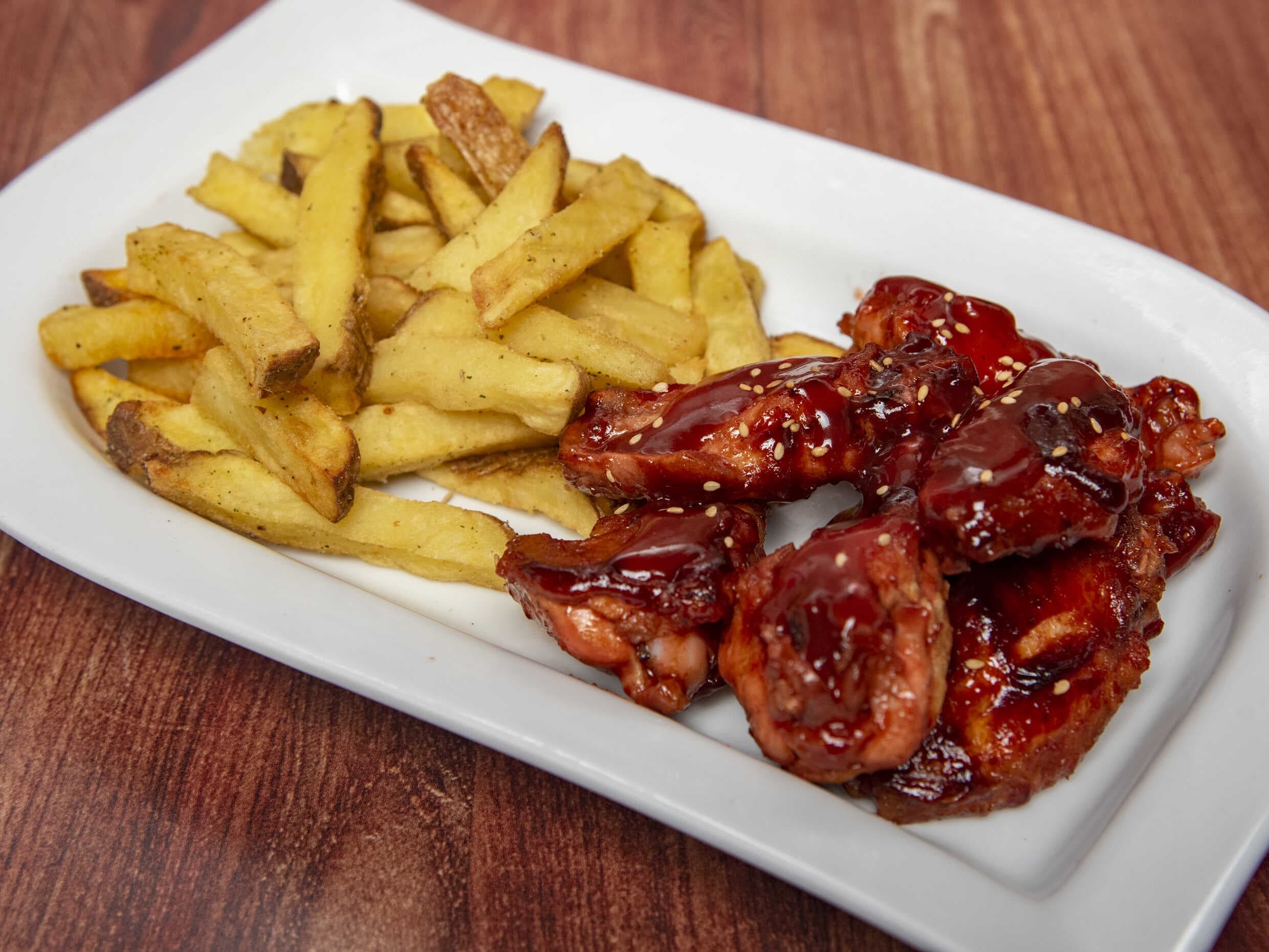 Alitas BBQ 12 uds