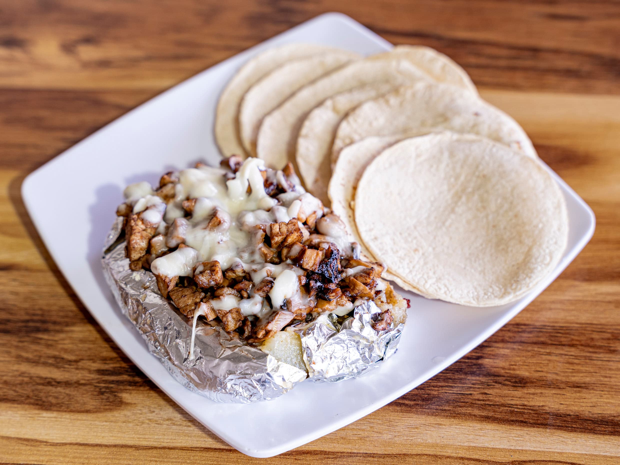 Papa Asada Costilla de Res