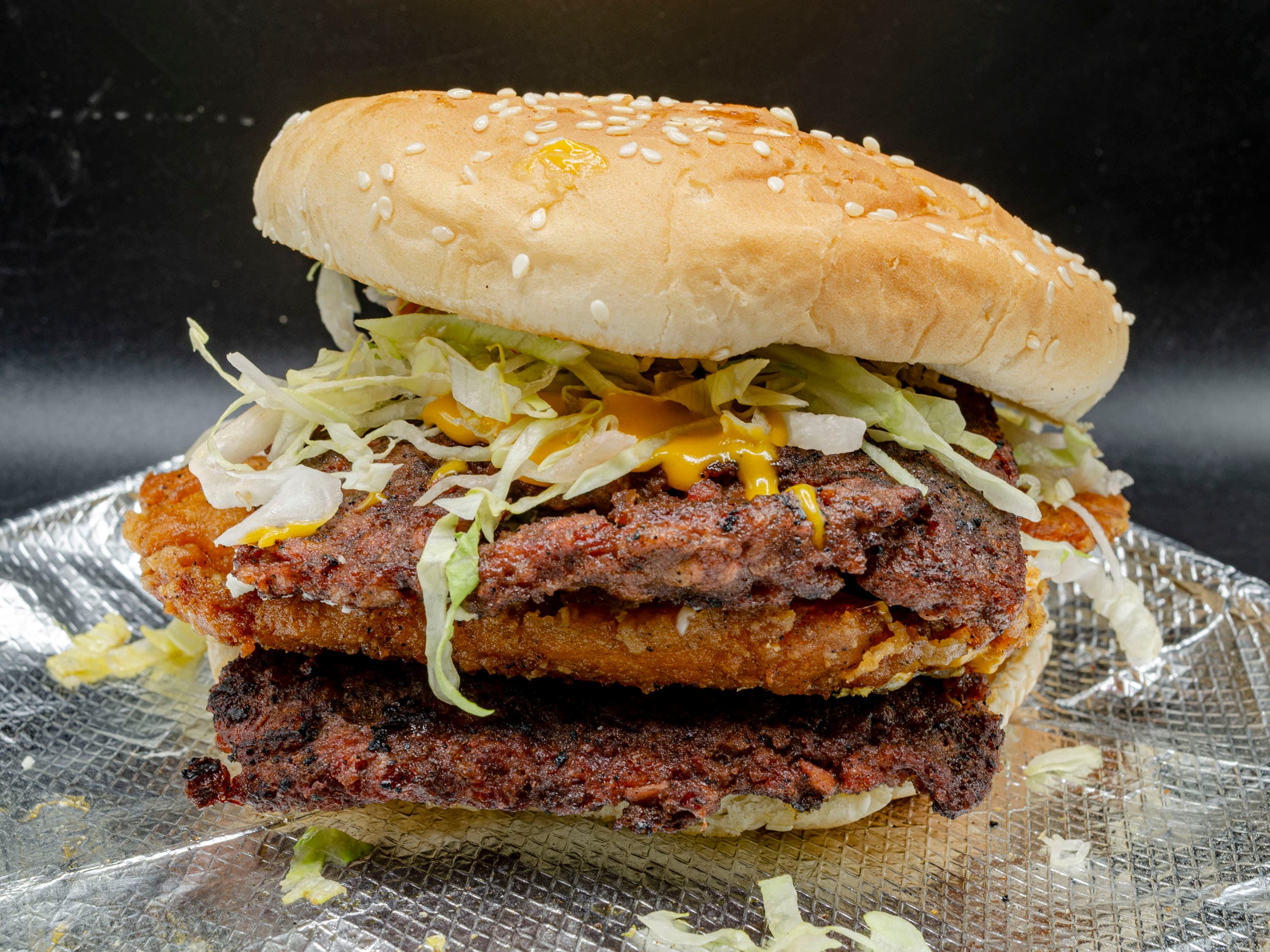 Hamburguesa Doble Montada