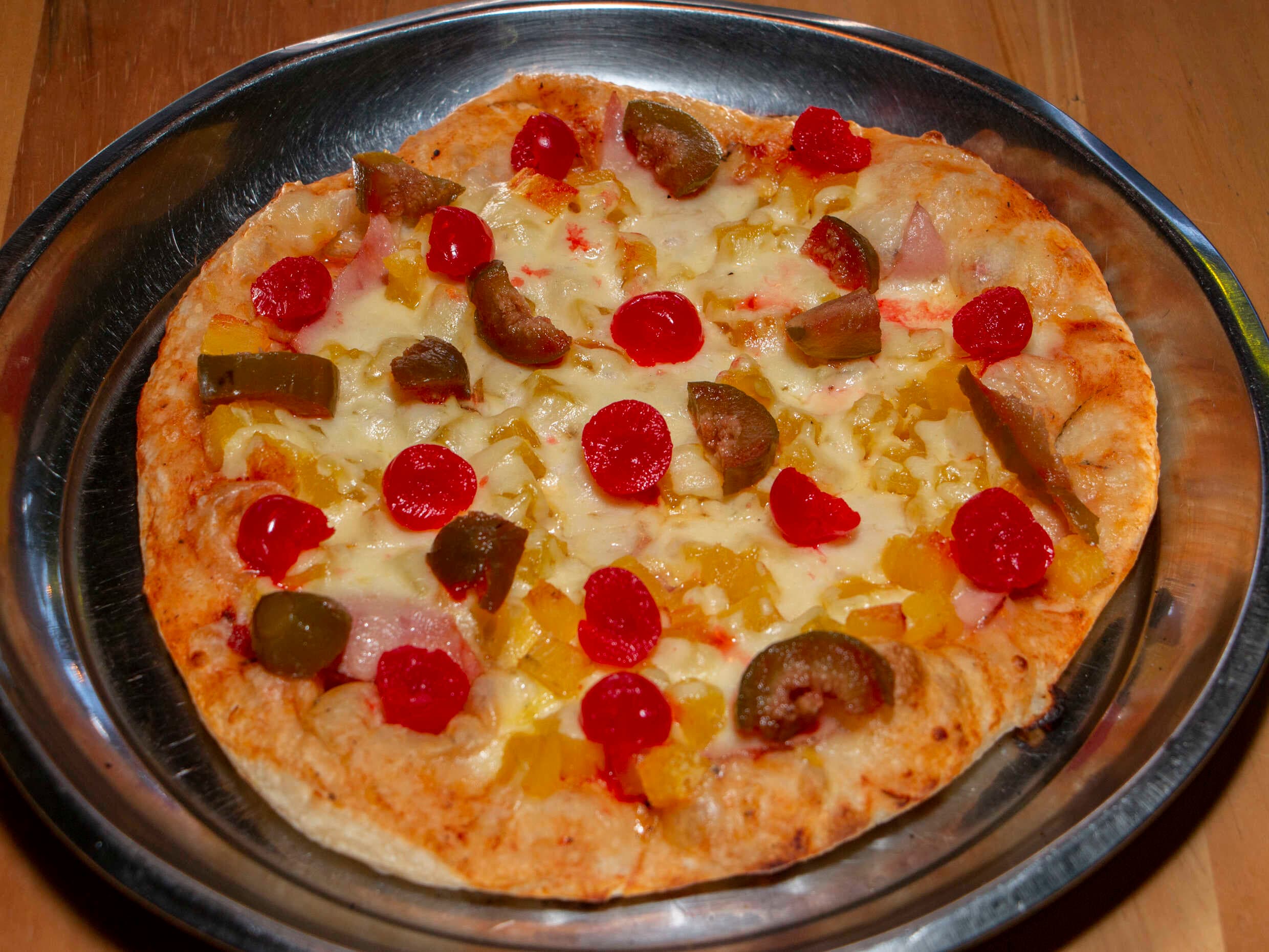 Pizza dulce 4 porciones