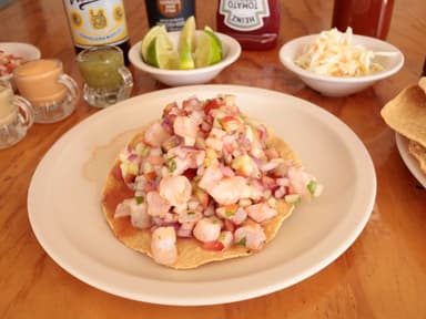 Tostada de Camarón