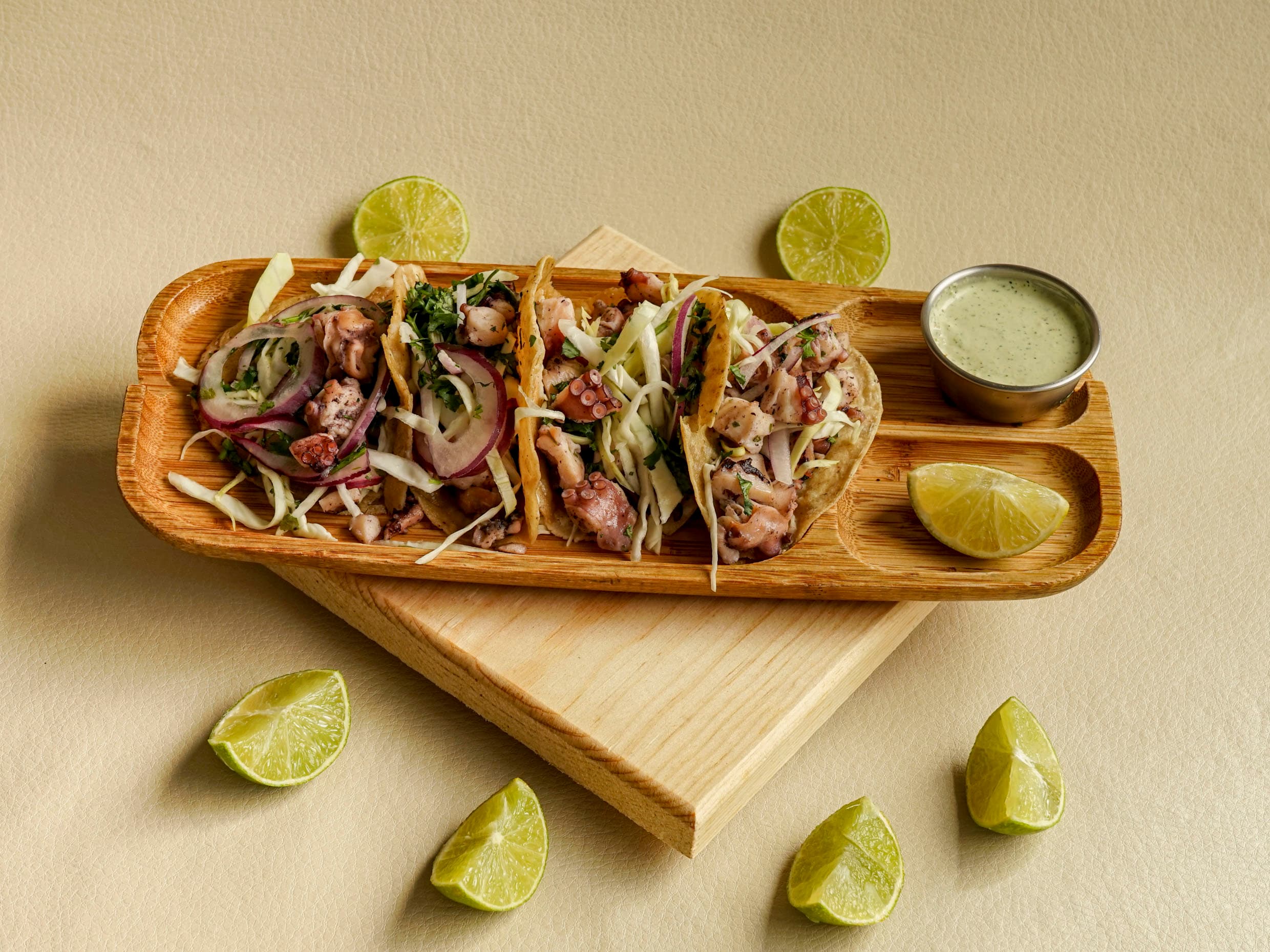 Orden de Tacos de Pulpo