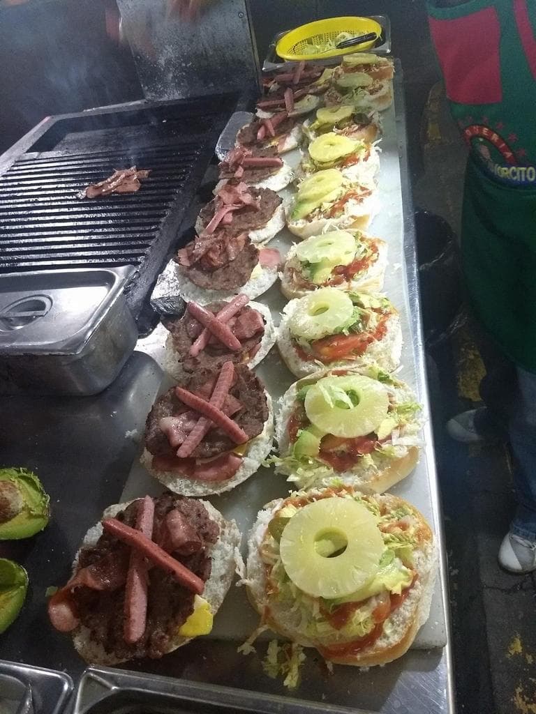 Hamburguesa de Arrachera