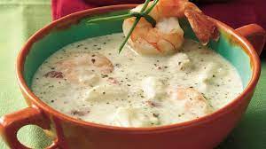 Sopa de Mariscos en Agua o Leche