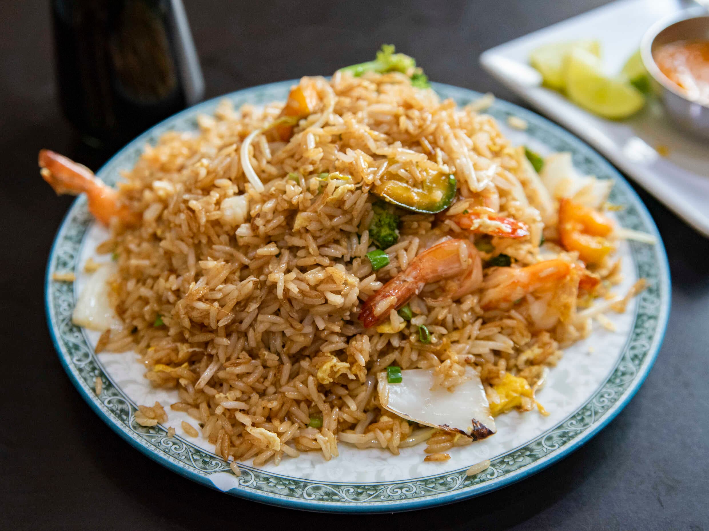 Chaufa Salvaje con Langostinos