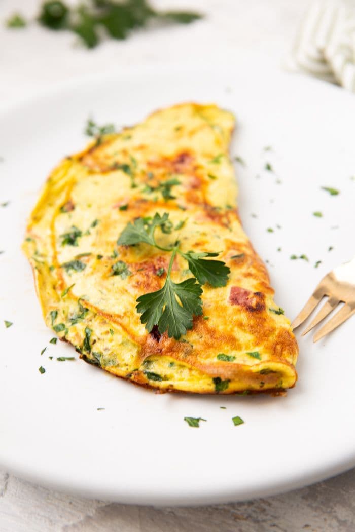 Omelette con Queso y Jamón