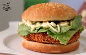 Hamburguesa Doble de Pollo